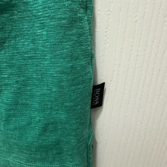 Boss‎ Teal V-Neck Short Sleeve Top - Picture 2 of 4